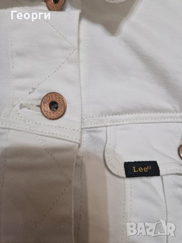 Дамско дънково якенце LEE Размер L, снимка 5 - Якета - 42640558