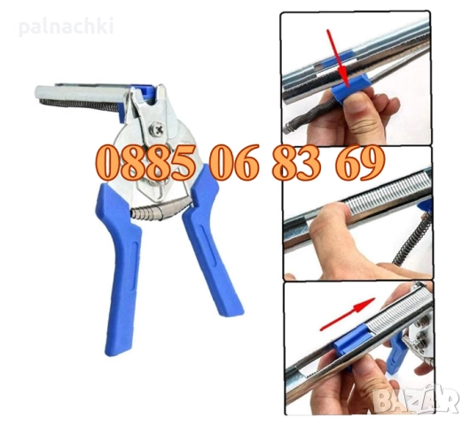 Клещи за връзване на колбаси, клещи за връзване на луканки, суджуци + 1200 скоби, снимка 5 - Друго търговско оборудване - 51829983