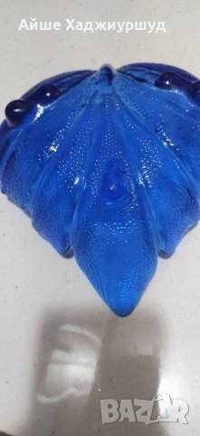 Малка стъклена фруктиера, снимка 2 - Прибори за хранене, готвене и сервиране - 34934853