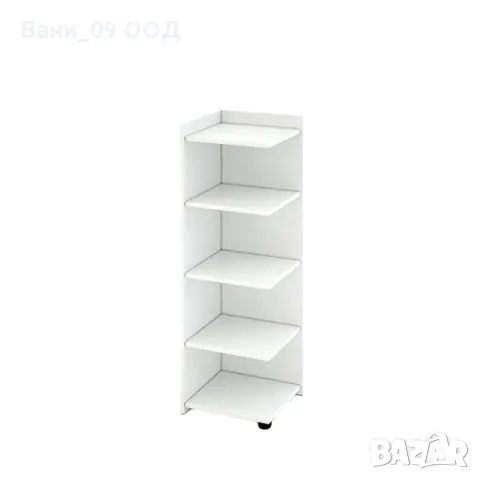 Ъглова етажерка в 4 цвята