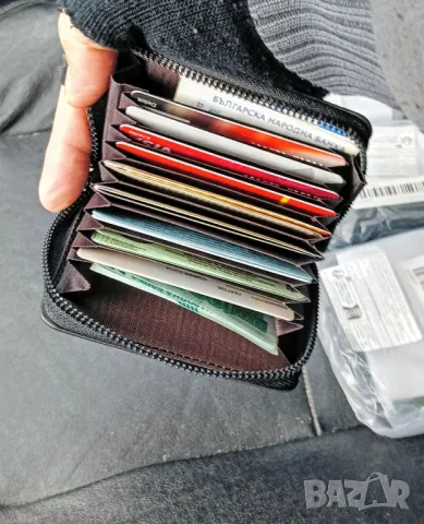 Портмоне/калъф за карти,документи/ от кожа/еко/, снимка 5 - Портфейли, портмонета - 48720957