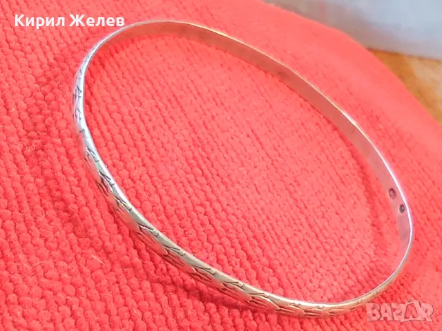 СТАРИННА СРЕБЪРНА ГРИВНА СРЕБРО 925 МАРКОВА на МИНЕРВА КРАСИВА РЕТРО ОРНАМЕНТИКА РЪЧНА РАБОТА 21464, снимка 15 - Антикварни и старинни предмети - 48493482