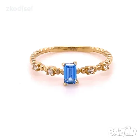 Златен дамски пръстен 1,48гр. 14кр.проба:585 размер:57 модел:29562-6