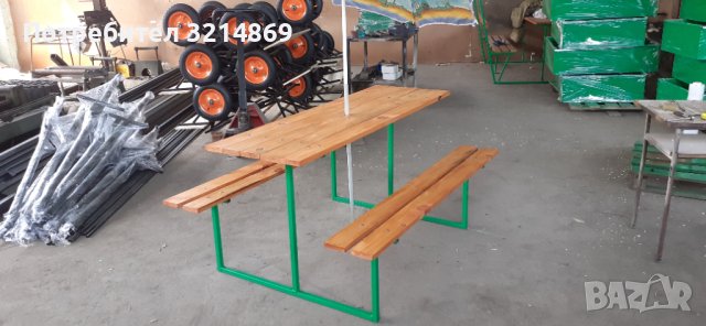 Промоция Пейка с маса беседка, снимка 3 - Градински мебели, декорация  - 42368878