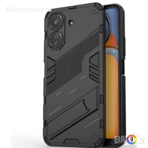 Xiaomi Redmi 13C / Poco C65 4G Punk Armor Удароустойчив Калъф и Протектор