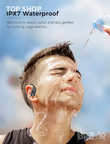 Безжични слушалки QXQ Q32, спортни Bluetooth 5.1 с микрофон, снимка 8 - Bluetooth слушалки - 48620991