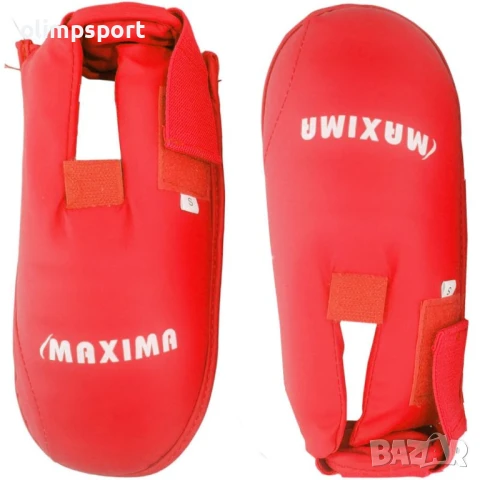 Протектори за стъпала за карате чифт. Изработени са от удароабсорбираща материя