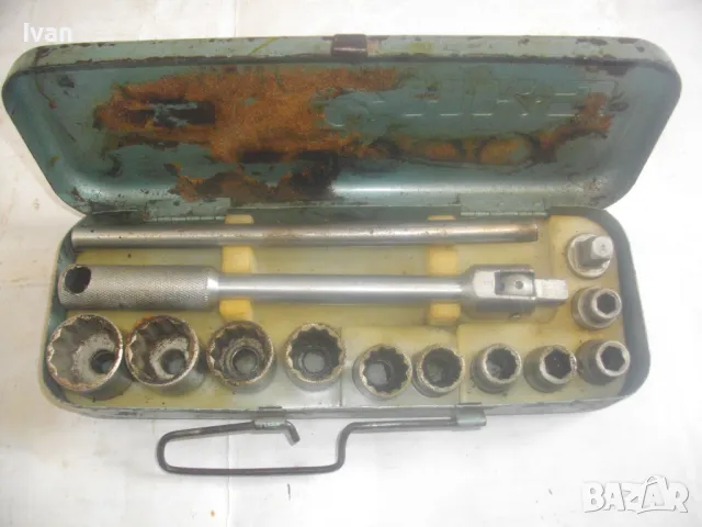 15 ЧАСТИ РУСКА/СССР ГЕДОРИЯ ИНСТРУМЕНТАЛИУМ 10-30мм СТАРО КАЧЕСТВО СЪС СИЛОВ ВЪРТОК В МЕТАЛНА КУТИЯ, снимка 6 - Други инструменти - 50202528