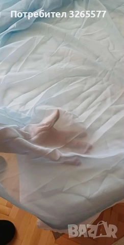 пердета  синьо воал, снимка 3 - Пердета и завеси - 52221485