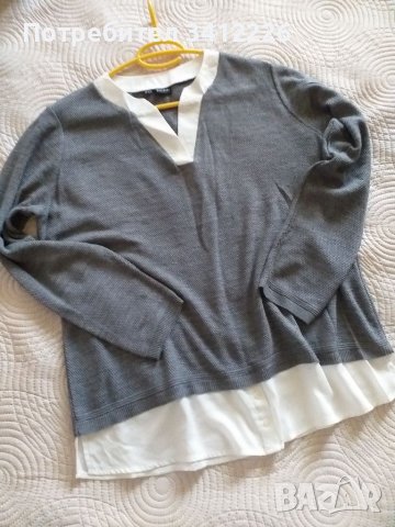 Блуза / риза L / XL, снимка 4 - Блузи с дълъг ръкав и пуловери - 37656432
