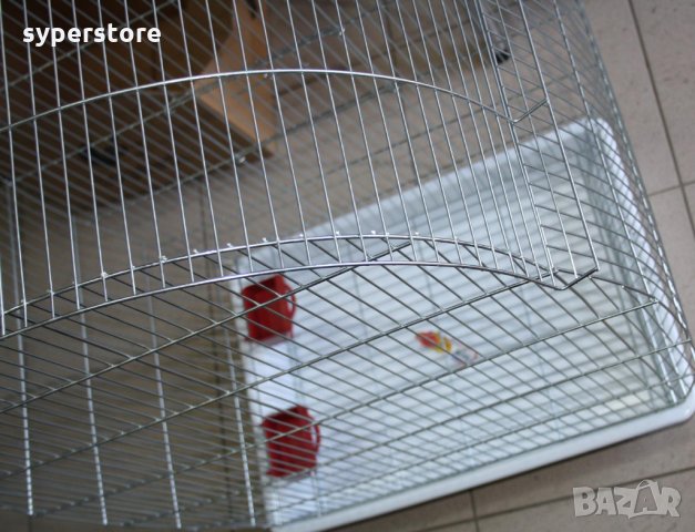Клетка за големи Папагали, Птици, Супер голяма XXXL2 с объл покрив тънка тел малки отвори 1см - Жако, снимка 10 - За птици - 34543754