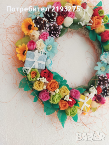 Венец за окачване, снимка 3 - Декорация за дома - 41524662