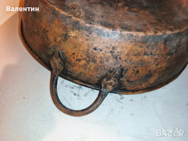 медна тава с железни дръжки 16, снимка 10 - Антикварни и старинни предмети - 52524773