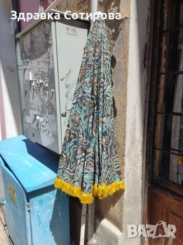 Голям чадър Чадъри за градината,къмпинг Чадър за плаж и всякакви други места От здрав брезентов плат, снимка 5 - Градински мебели, декорация  - 53025295