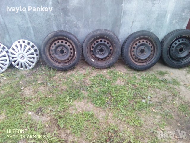 зимни гуми с джанти14 цола и тасове, снимка 10 - Гуми и джанти - 41986193