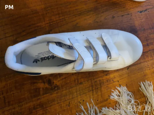 Маратонки adidas кожени Stan Smith FR44 2/3 НОВИ!, снимка 6 - Маратонки - 49069137