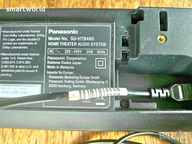 Panasonic SC-HTB480, снимка 5 - Плейъри, домашно кино, прожектори - 44617320
