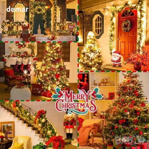 Quntis 25M 1000 LED коледни светлини, водоустойчиви, топло бяло, таймер, 8 режима, снимка 8 - Други - 47512354