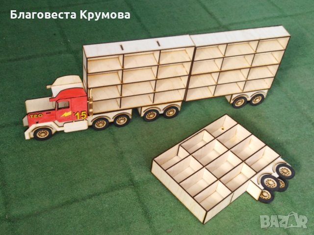 Камион с място за колички, снимка 5 - Играчки за стая - 30167248