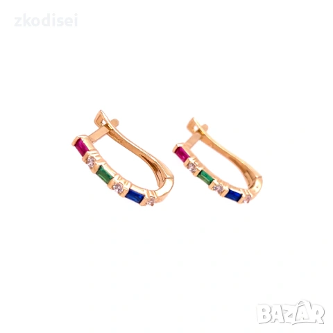 Златни обеци 1,74гр. 14кр. проба:585 модел:37705-6