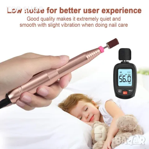 Машина за маникюр и педикюр с аксесоари Tomight, снимка 7 - Продукти за маникюр - 48788115