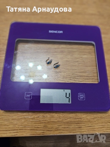 Елегантни сребърни обеци с тюркоаз , снимка 5 - Обеци - 54363211