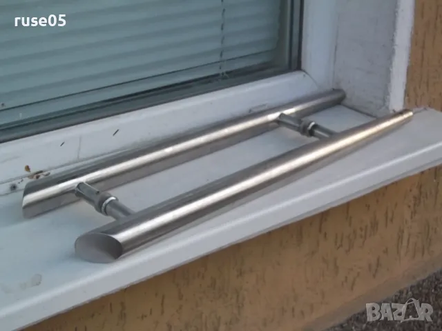 Комплект от две дръжки за стъклена врата, снимка 3 - Други стоки за дома - 49090126