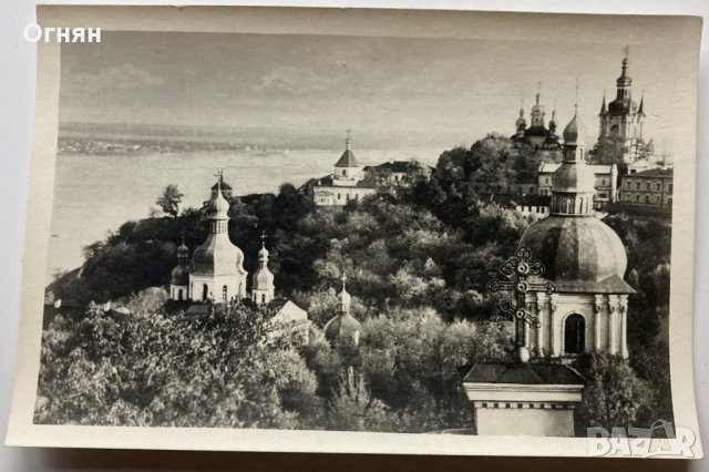 Комплект 20 черно-бели картички Киев 1952, снимка 4 - Филателия - 34409793