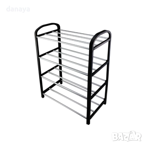 6118 Етажерка за обувки на 4 нива изчистен дизайн, снимка 3 - Органайзери - 51740651