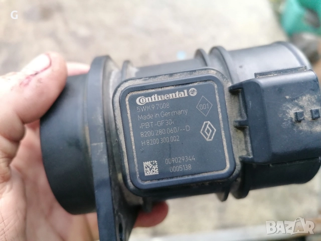 Дебитомер Nissan Qashqai 1.5DCI , снимка 3 - Части - 52579864