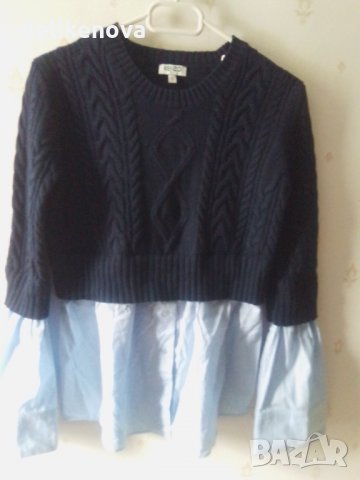 KENZO. Original. Size S Прекрасен зимен пуловер, снимка 2 - Блузи с дълъг ръкав и пуловери - 30772672