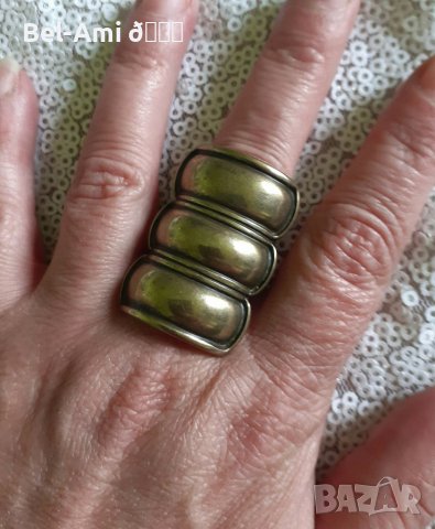 Много масивен пръстен от бронз , снимка 5 - Пръстени - 40805478