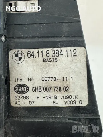 Управление Панел Климатроник Климатик за БМВ, BMW, 64.11 8 384 112, 8 384 112, 64118384112, 8384112, снимка 4 - Части - 49767984