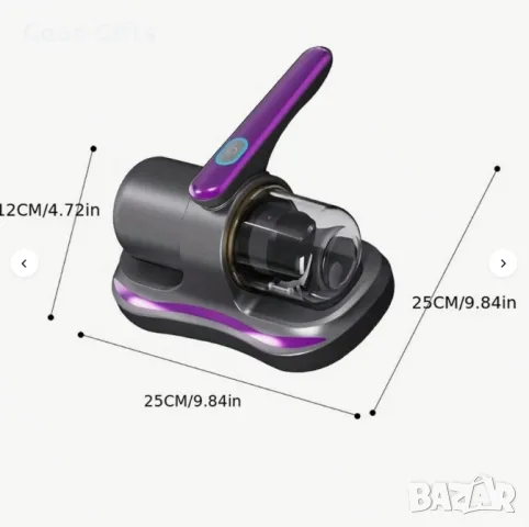 Безжичен преносим ръчен уред за премахване на акари, снимка 2 - Други стоки за дома - 50207176