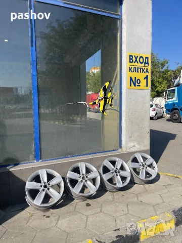 Джанти 5х100 оригинални на VW, снимка 5 - Гуми и джанти - 45278593