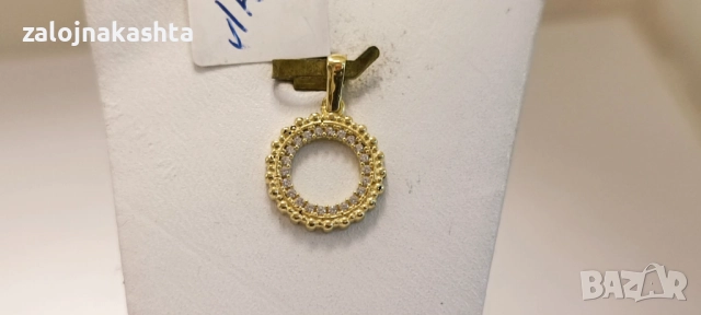 Нова-Златна висулка-1,28гр/14кр, снимка 2 - Колиета, медальони, синджири - 52739142