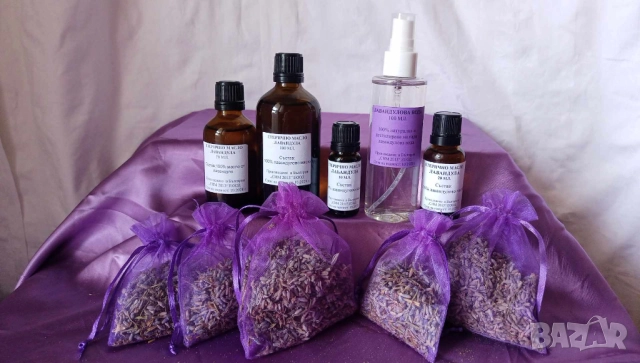 Лавандулово масло 10 мл., 20 мл., 50 мл., 100 мл. и 500 мл.