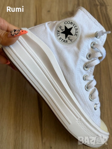 Оригинални бели кецове CONVERSE Chuck Taylor All Star Move ! 36,5 н