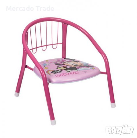 Детски стол Mercado Trade, Метал, Мини Маус, Розов, снимка 3 - Мебели за детската стая - 38057760