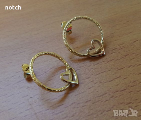 Златни обеци, снимка 3 - Обеци - 38972301