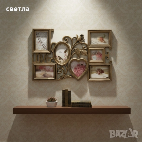 Любовна Феерия – декоративна фоторамка за 7 снимки, снимка 5 - Декорация за дома - 52251002