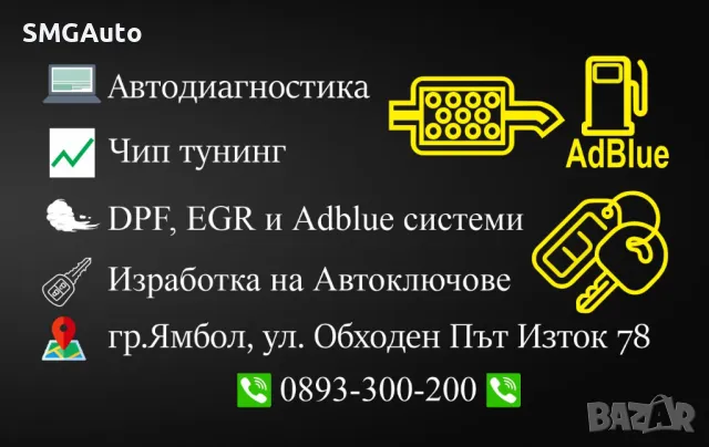 Софтуерно премахване на ДПФ ЕГР Адблу