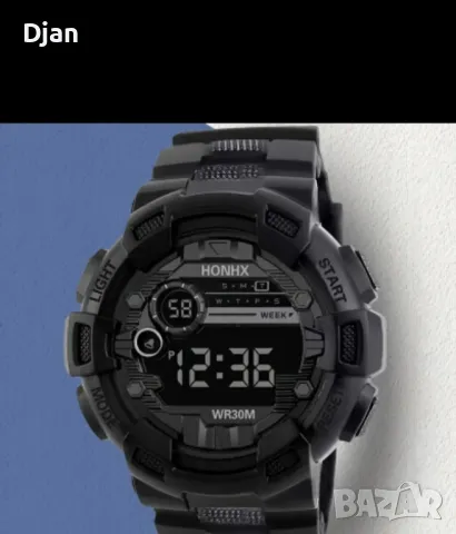 часовник със аларма и светещ, снимка 1