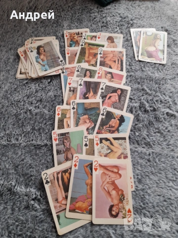 Стари Еротични карти за игра #25, снимка 3 - Карти за игра - 54083248
