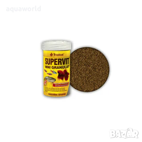 "ПРОМОЦИЯ" Tropical Supervit Mini Granulat Многосъставна храна на гранули – 100мл