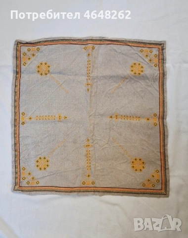 Ръчно бродирани карета върху панама, снимка 7 - Други - 54242416