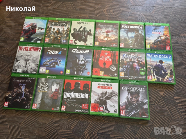 Продавам игри за Xbox one 