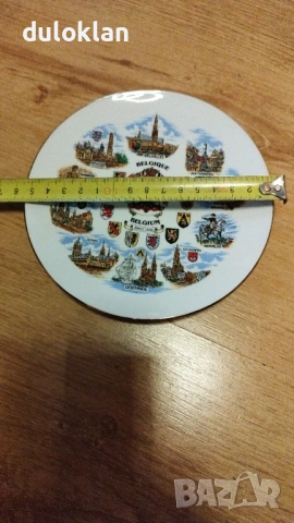 Красива,чиния от Белгия., снимка 2 - Други ценни предмети - 53279385