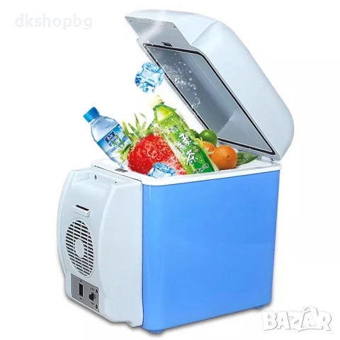 4551 Преносима електрическа хладилна чанта за кола 7.5L – 12V с функция Охлаждане и Затопляне, снимка 6 - Хладилни чанти - 54292057