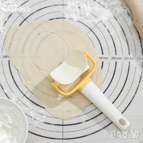 2481 Кухненски валяк за изрязване на тесто на кръгове уред за пелмени, снимка 5 - Прибори за хранене, готвене и сервиране - 34968676